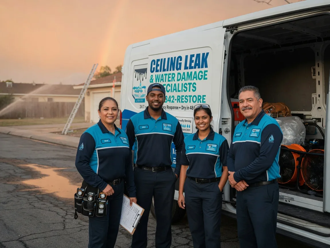 Ceiling Leak Cleanup company in North Oxford, MA