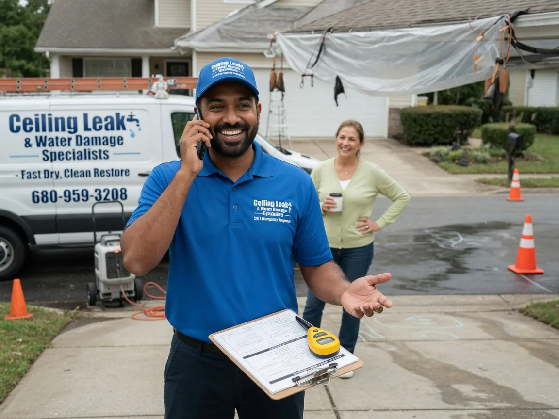Ceiling Leak Cleanup North Oxford, MA FAQs